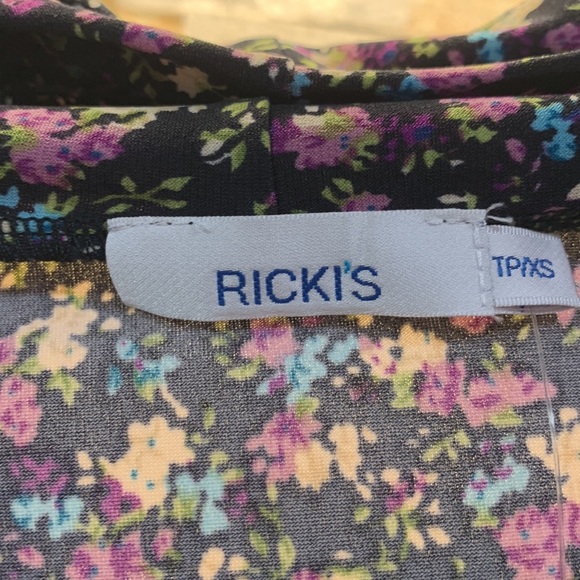 Rickis floral print Extra small T-shirt - Picture 3 of 4